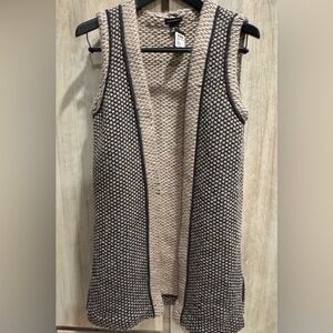 NWT Club Monaco Long Knit Sweater Vest